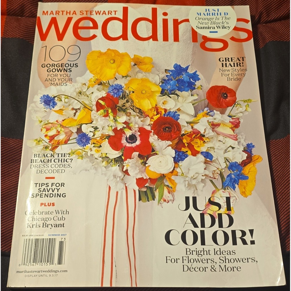 Martha Stewart Weddings Magazine Summer 2017 Issue Kris Bryant Feature